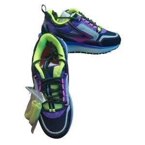 Fila Kids 3.5 Renno Odv Tennis Shoes Multicolored Extra Laces Sneakers NIB